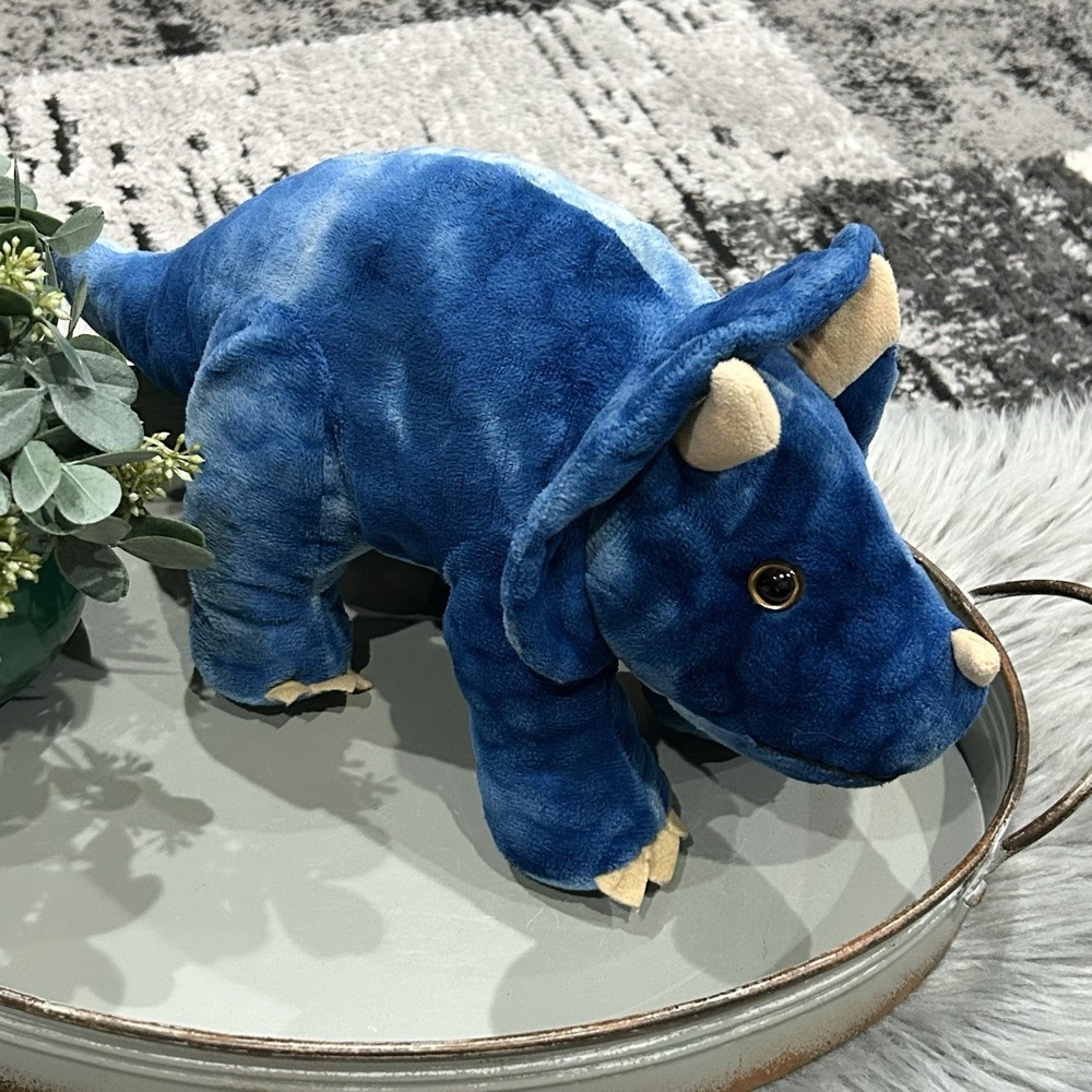 Holiday Time 15" Plush Blue Triceratops's‎ Dinosaur